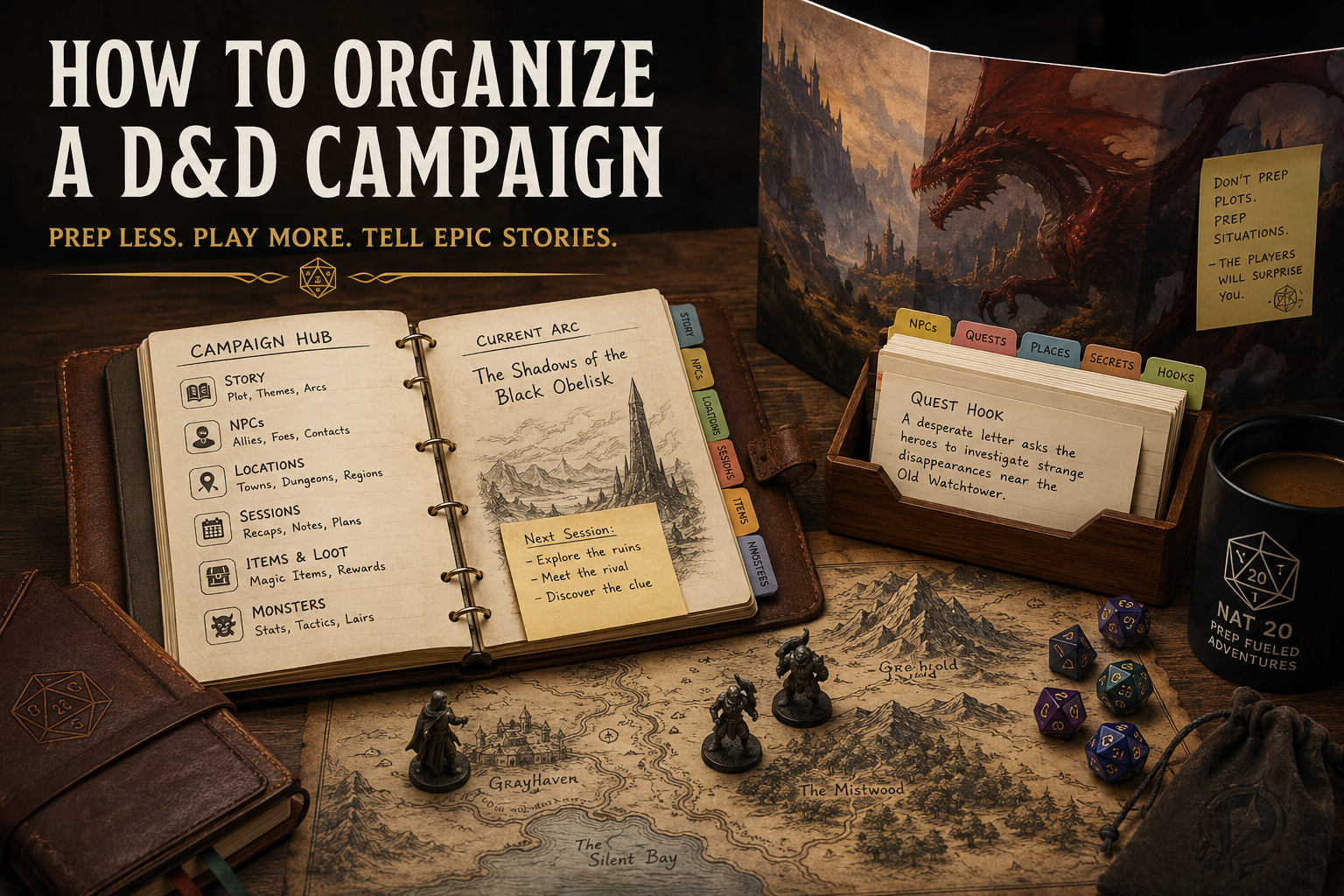 How to Organize a D&D Campaign: A Complete Guide for New Dungeon Masters